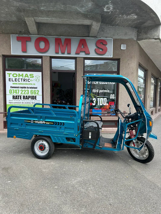 triciclu electric cu cabina fara permis
