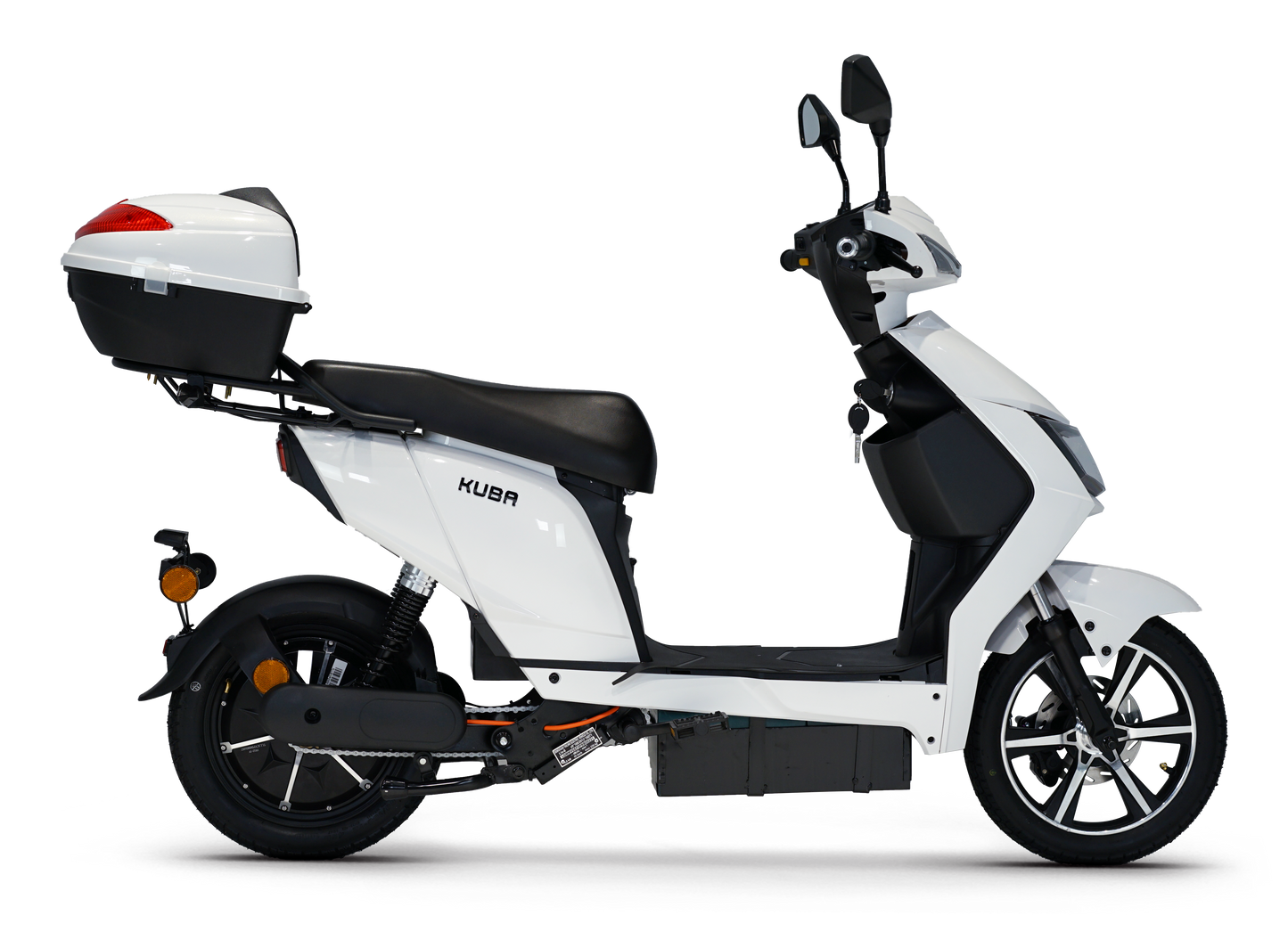scuter electric fara permis rks eco rider mq 800 W 60 V 20 Ah, alb