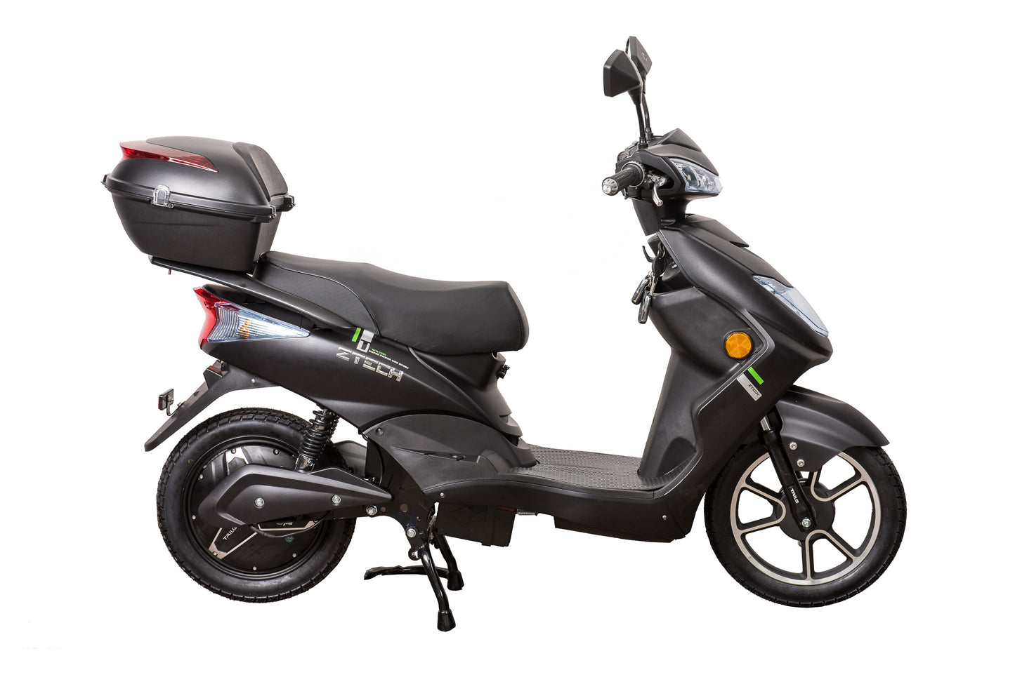 scuter electric, culoare neagra, z-tech, zt-27, 900 W, 48 V, 12 Ah