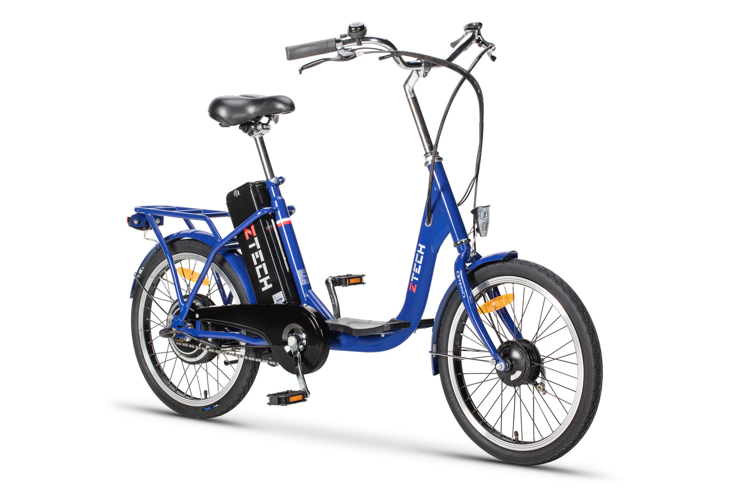 bicicleta electrica z-tech, albastra