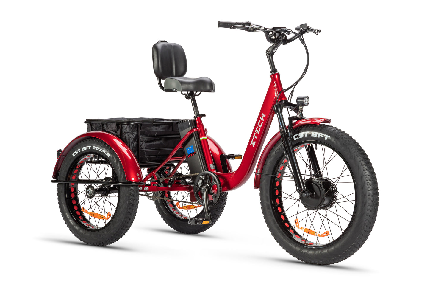 tricicleta electrica z-tech zt-80 mini trailer