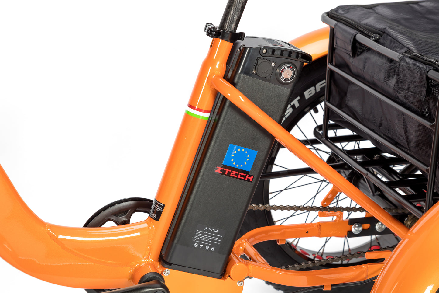 baterie tricicleta electrica z-tech zt-80 mini trailer