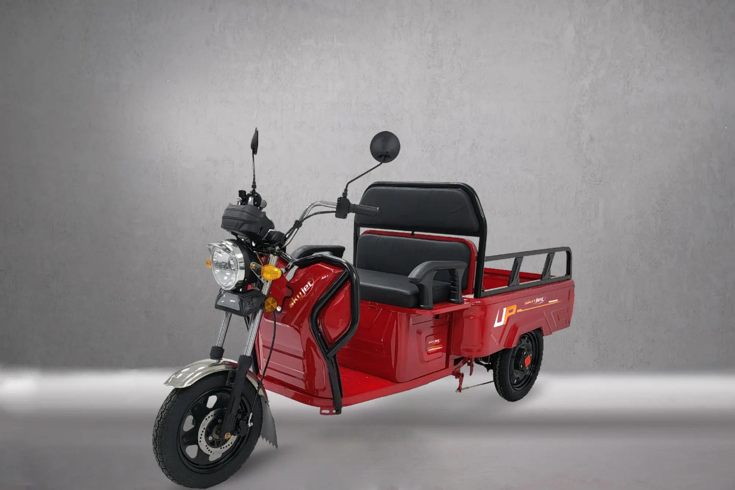 Tricicletă Electrică Skyjet Ecopikap Master, Fără Permis, Viteză Maximă 25 km/h, Autonomie 35-45km, Motor 1000W, Baterie 72V 32Ah