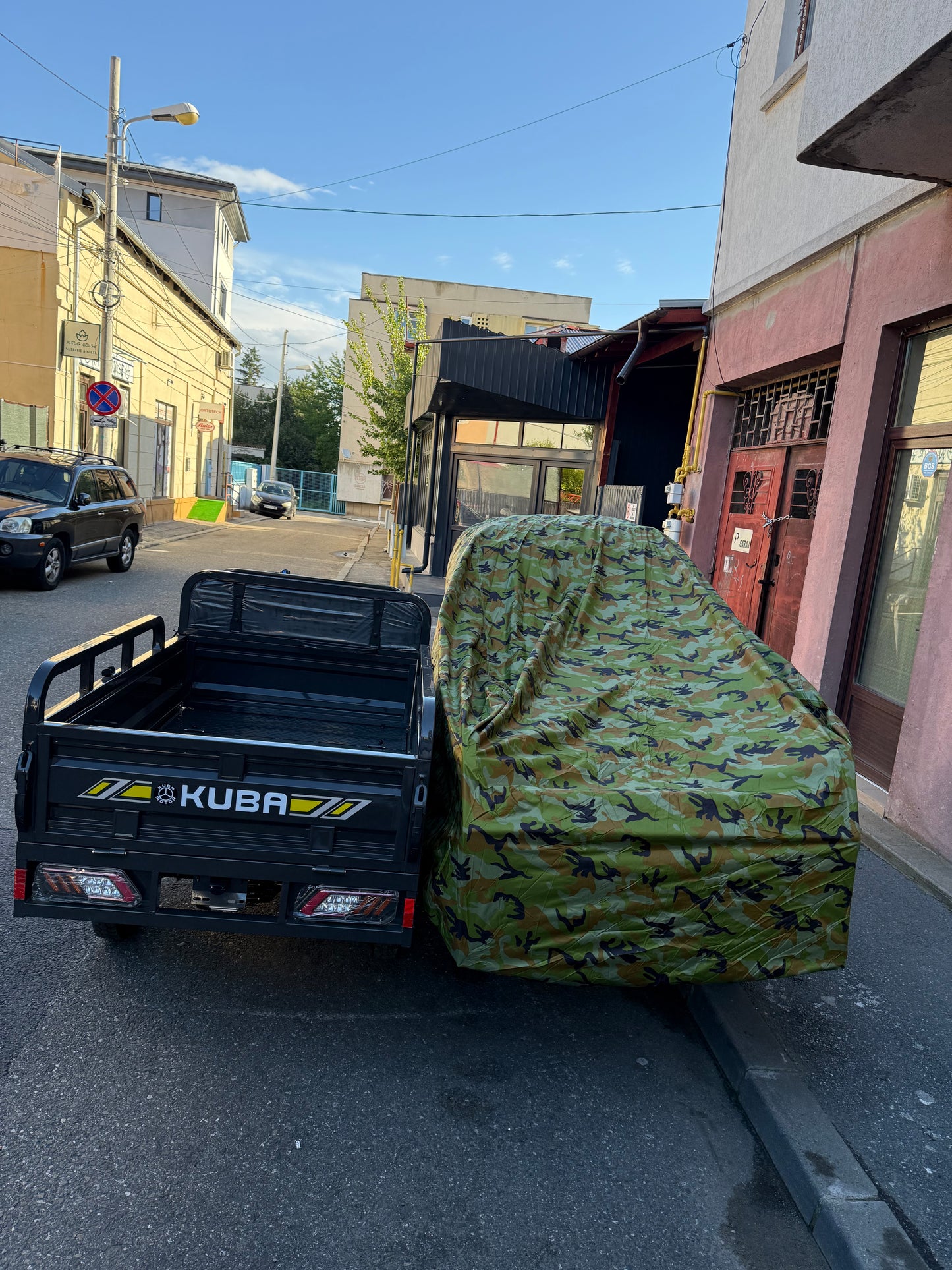Prelată ATV OEM, Culoare Camuflaj, 256x150x150 cm, Rezistentă la Intemperii