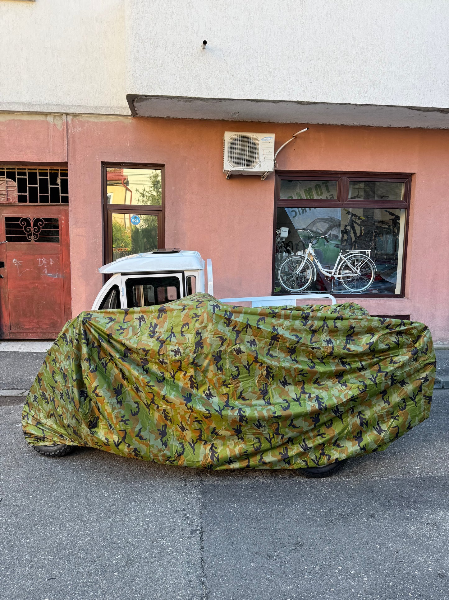 Prelată ATV OEM, Culoare Camuflaj, 256x150x150 cm, Rezistentă la Intemperii