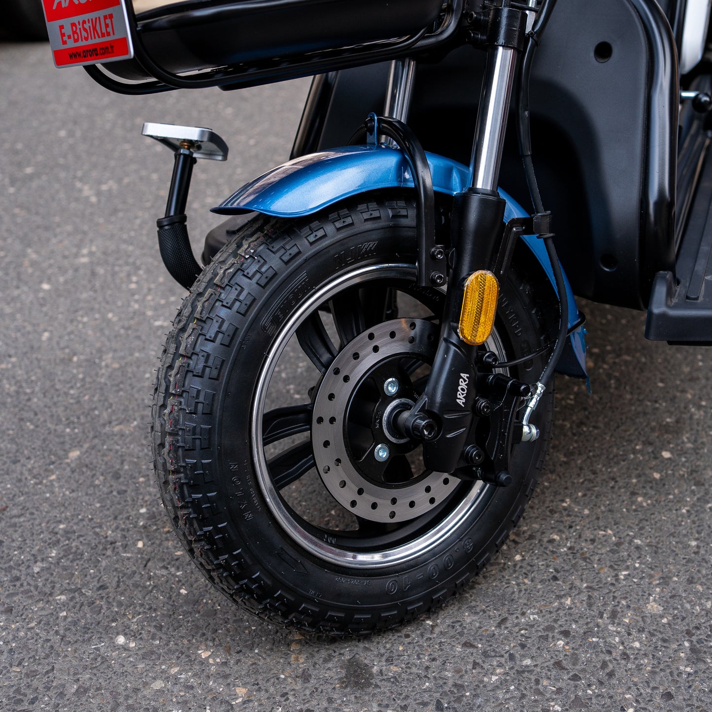anvelopa tricicleta electrica ruzgar arora 500 W 60 V 20 Ah, limitata 25 km/ h