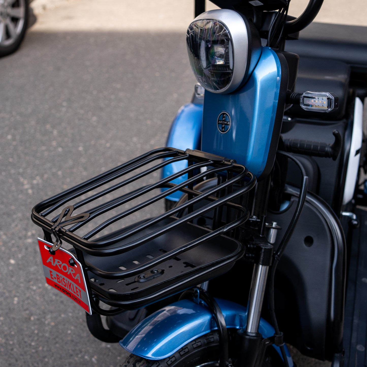 cos tricicleta electrica ruzgar arora 500 W 60 V 20 Ah, limitata 25 km/ h