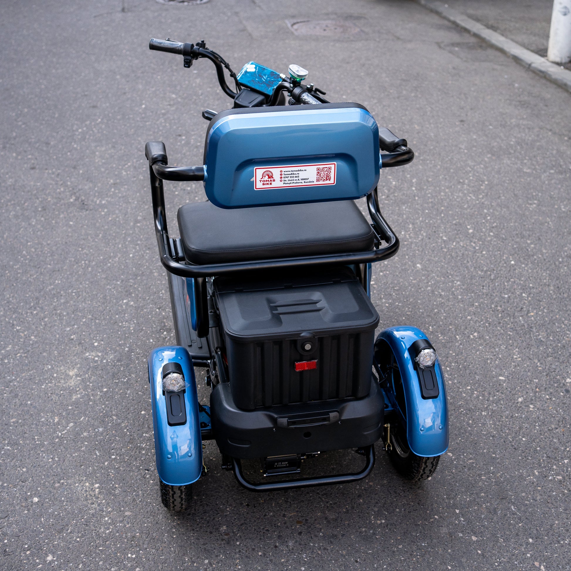 tricicleta electrica ruzgar arora 500 W 60 V 20 Ah