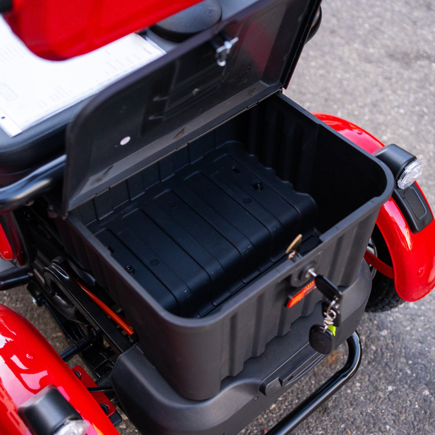 Tricicletă Electrică RUZGAR ARORA Fără Permis, Viteză Maximă 25km/h, Autonomie 45km, Motor 650W, Baterie 60V 20Ah