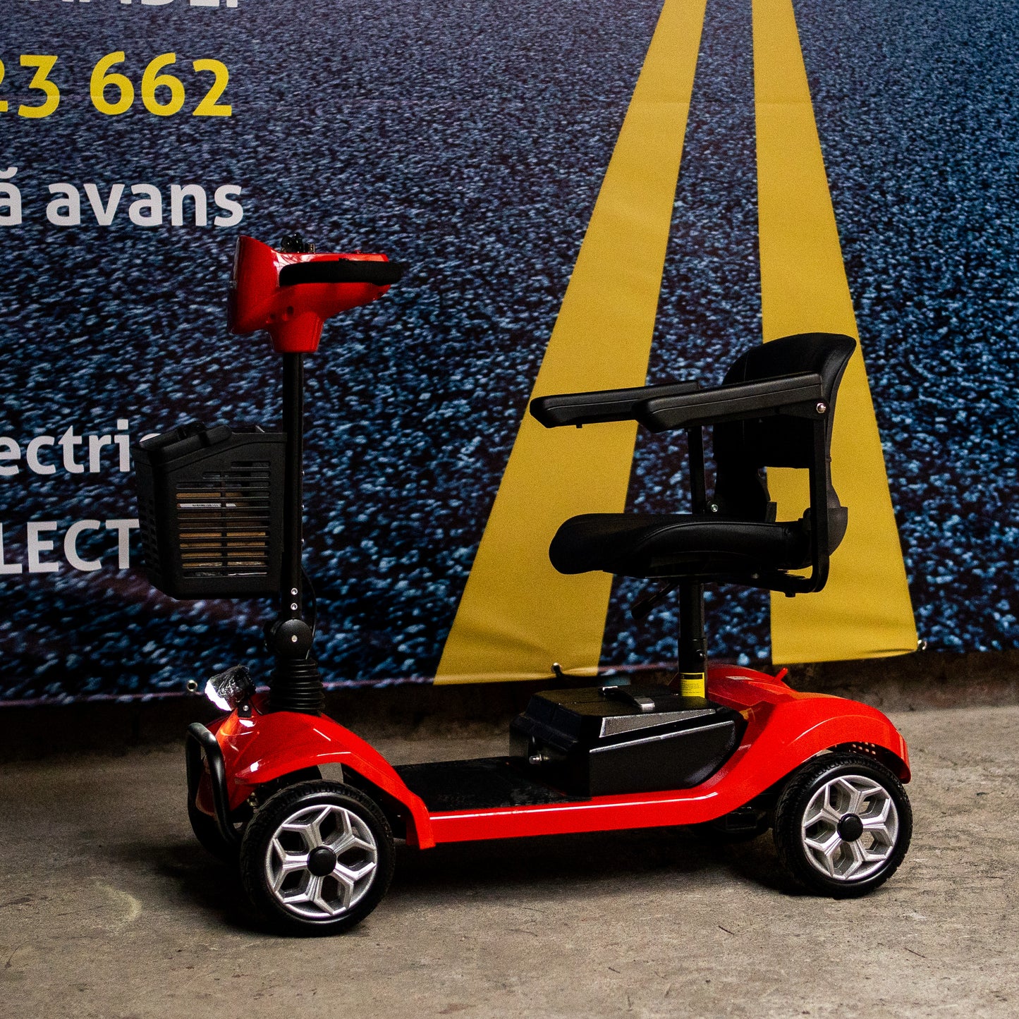 Cărucior vârstnici Z-TECH ZT65 4 roți pliabil 250W 24V 12Ah