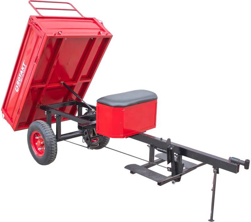 Remorcă agricolă REM300S, capacitate încărcare 300 Kg, roți 4.00-8
