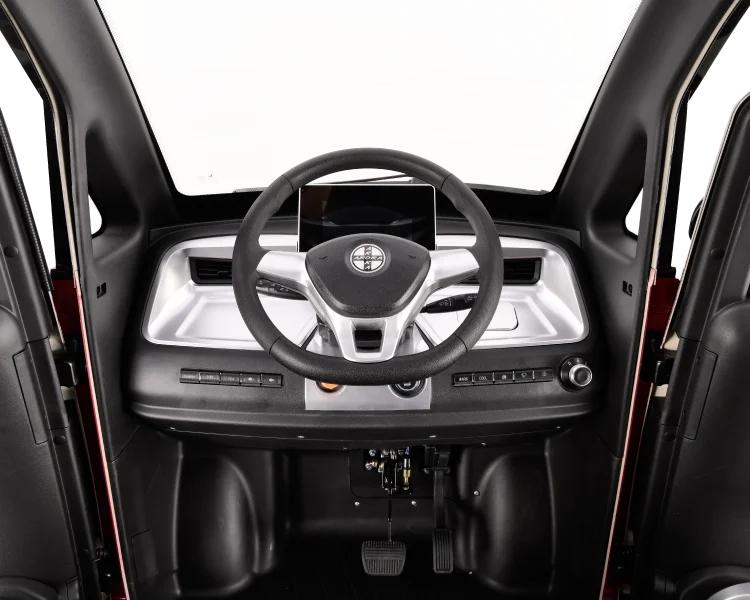 Mașină Electrică Fără Permis S1 ARORA, 2 Locuri, Viteză Maximă 25 km/h, Autonomie 70km, Motor 2000W, Baterie 72V 58Ah