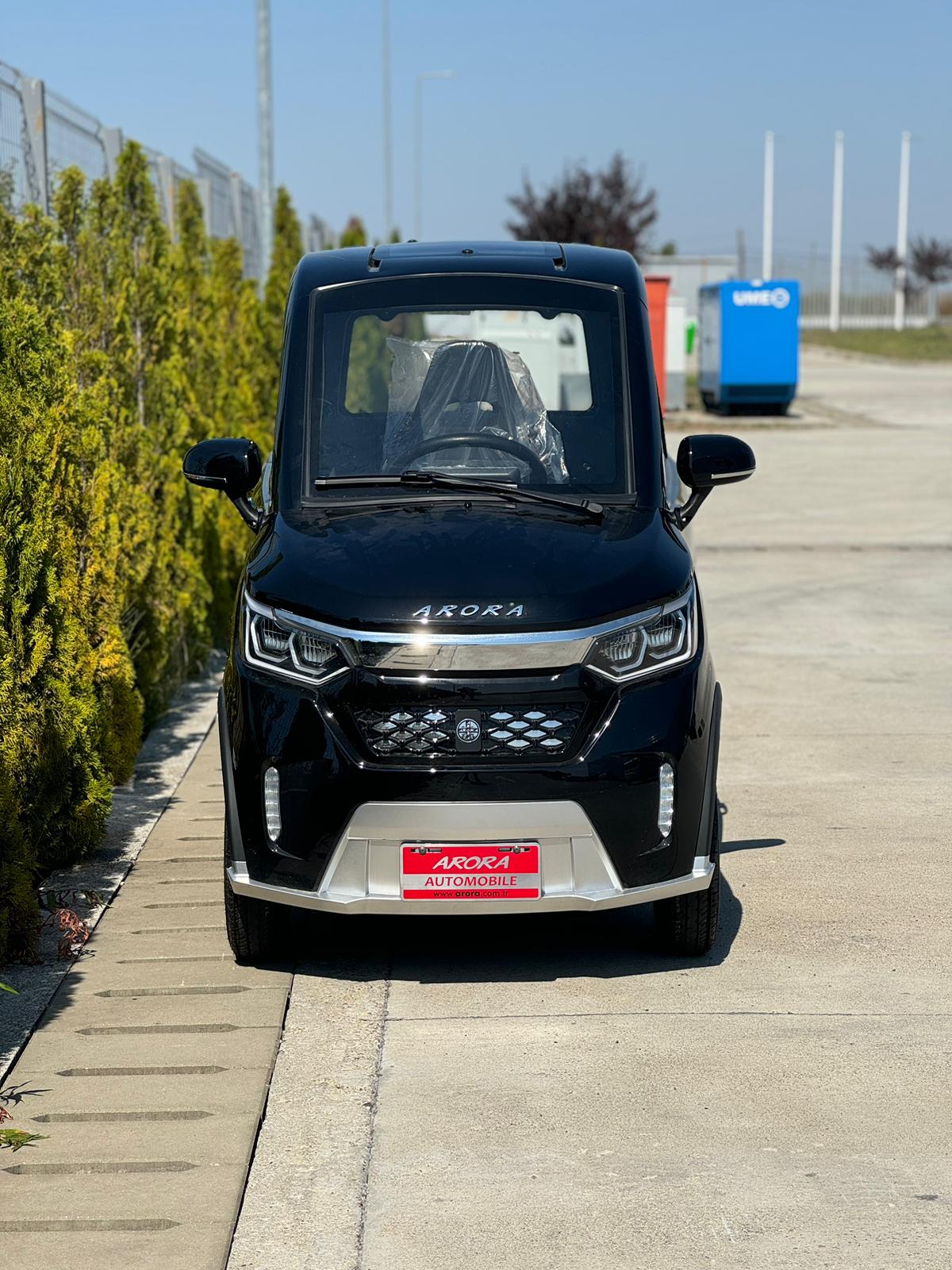 Mașină Electrică Fără Permis S1 ARORA, 2 Locuri, Viteză Maximă 25 km/h, Autonomie 70km, Motor 2000W, Baterie 72V 58Ah