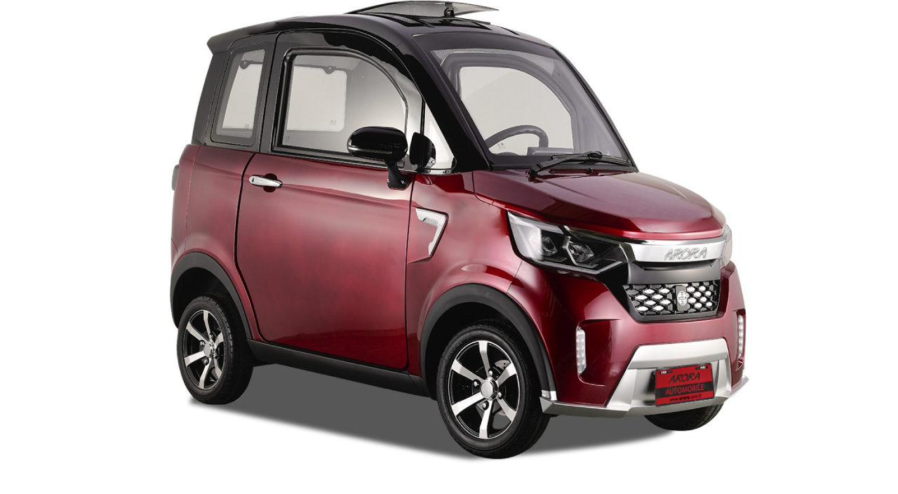 Mașină Electrică Fără Permis S1 ARORA, 2 Locuri, Viteză Maximă 25 km/h, Autonomie 70km, Motor 2000W, Baterie 72V 58Ah