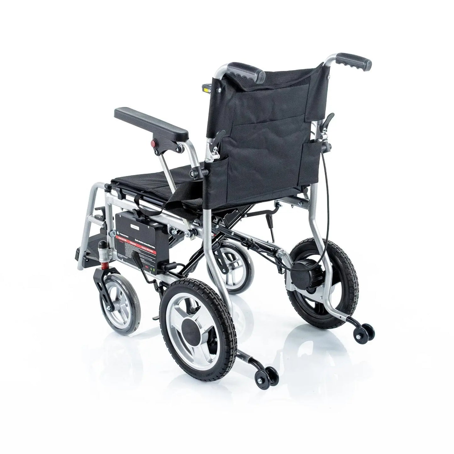Scaun cu Rotile Electric Rotakt Papillon, Pliabil, Motor 2x180W, Joystick 360°, Autonomie 16 km, Sarcină Maximă 100 kg, Greutate 15 kg