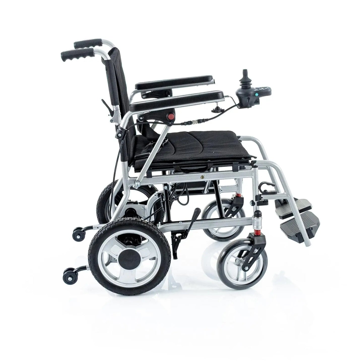 Scaun cu Rotile Electric Rotakt Papillon, Pliabil, Motor 2x180W, Joystick 360°, Autonomie 16 km, Sarcină Maximă 100 kg, Greutate 15 kg