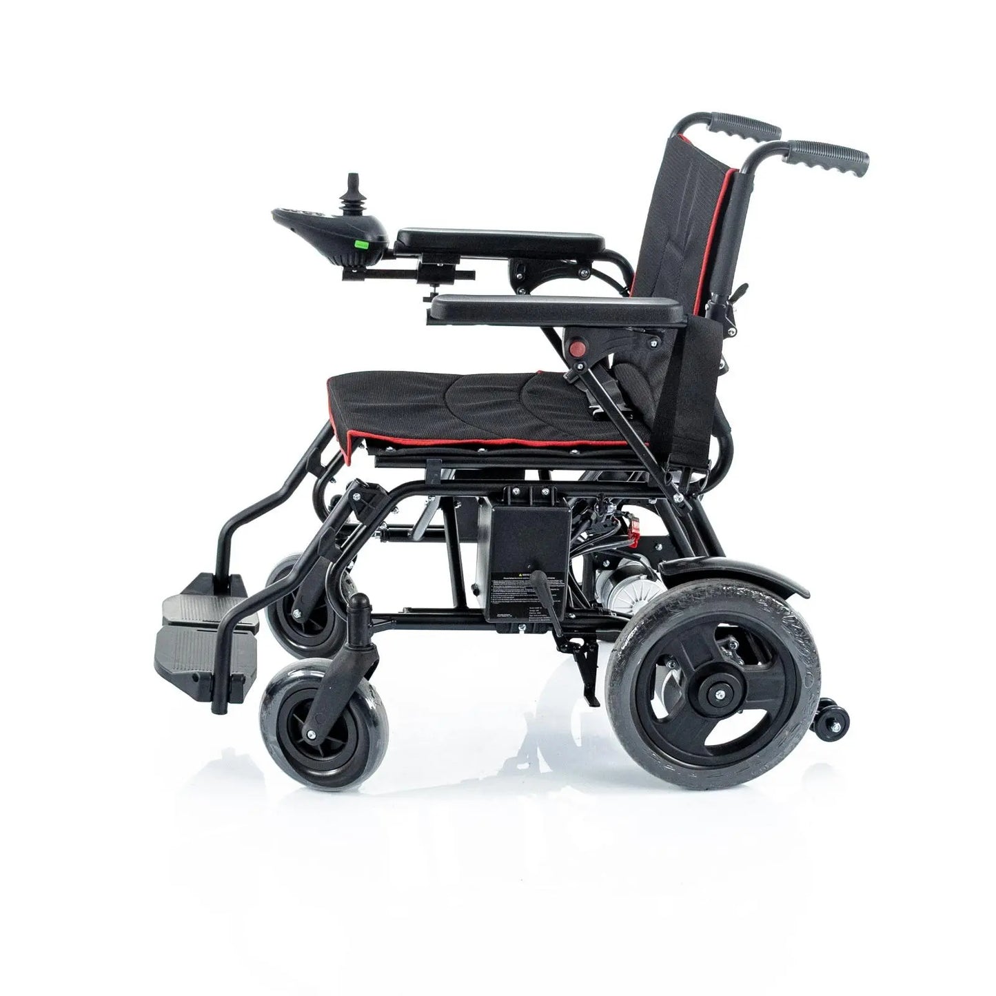 Scaun cu Rotile Electric Rotakt Synergy, Pliabil, Motor 2x250W, Joystick 360°, Autonomie 14 km, Sarcină Maximă 100 kg, Greutate 30kg