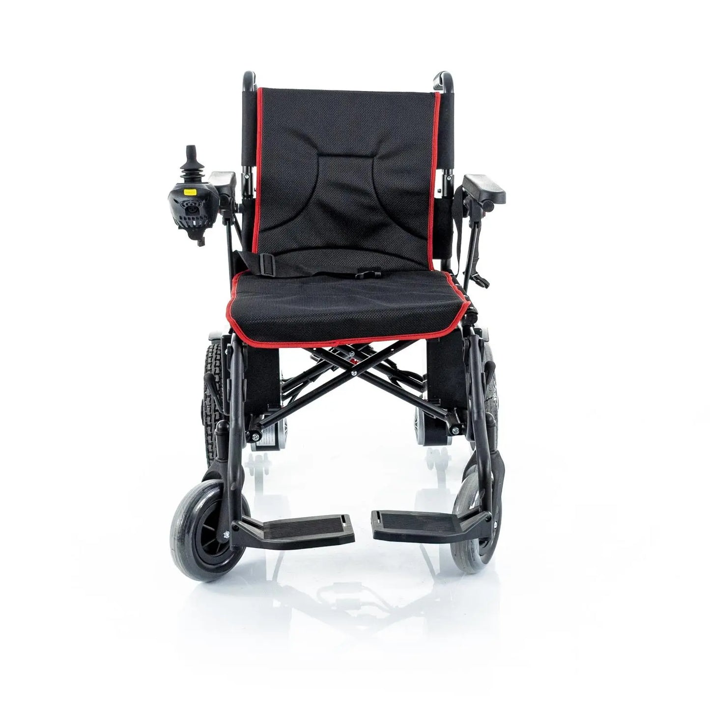 Scaun cu Rotile Electric Rotakt Synergy, Pliabil, Motor 2x250W, Joystick 360°, Autonomie 14 km, Sarcină Maximă 100 kg, Greutate 30kg