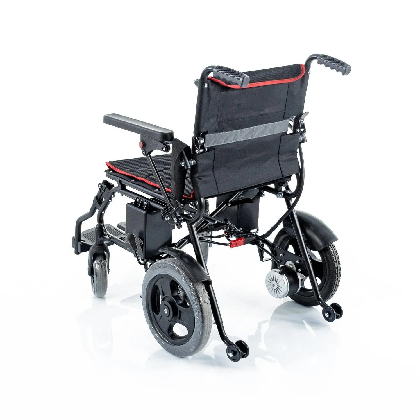 Scaun cu Rotile Electric Rotakt Synergy, Pliabil, Motor 2x250W, Joystick 360°, Autonomie 14 km, Sarcină Maximă 100 kg, Greutate 30kg