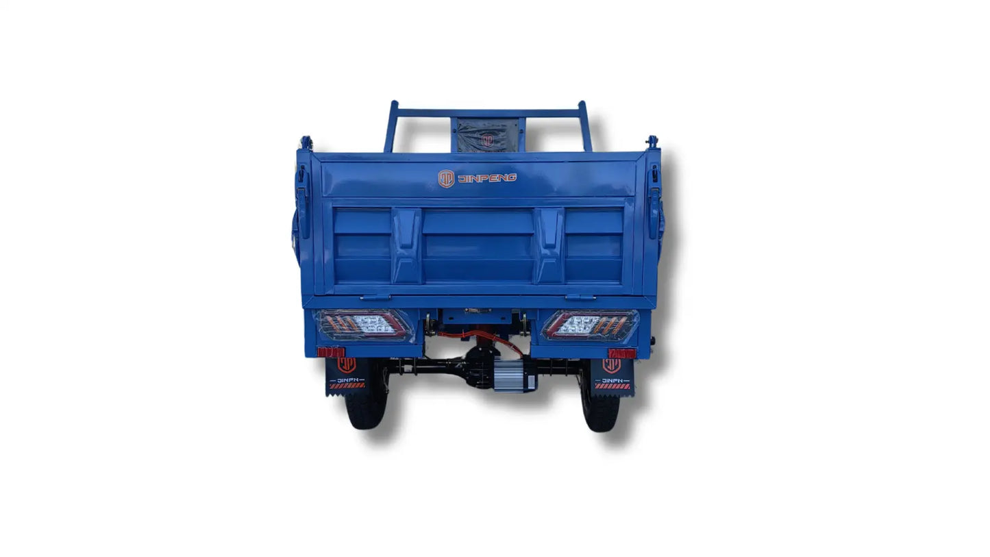 Tricicletă Electrică Jinpeng JP1500DZH-B AMR DUMP, Fără Permis, Benă Basculabilă, Motor 3900W, Baterie 72V 58Ah, Autonomie 66 km, Viteză 25 km/h