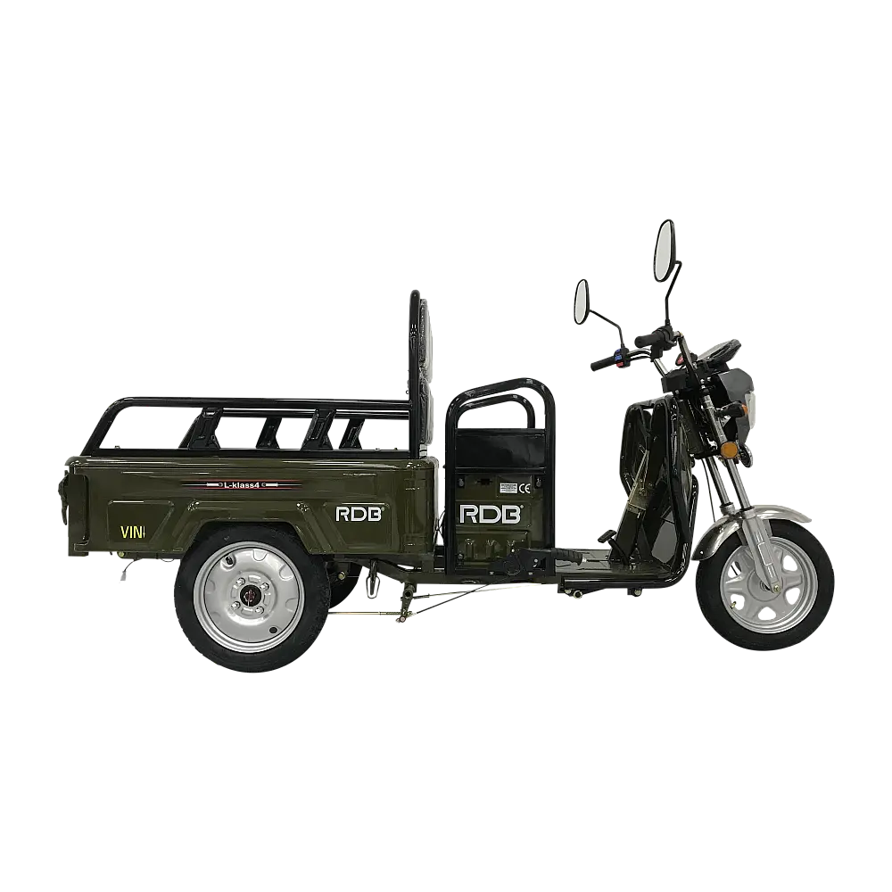 Triciclu Electric Fără Permis RDB L-Klass4 cu Benă, Viteză Maximă 25km/h, Motor 1350W, Baterie 72V 20Ah, Autonomie 45km
