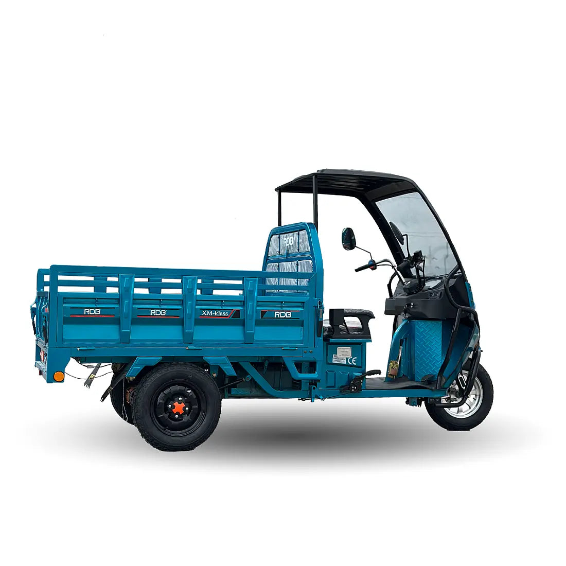 Triciclu Electric Fără Permis RDB XM-Klass cu Benă, Cabină, Viteză Maximă 25km/h, Motor 1500W, Baterie 72V 45Ah, Autonomie 70km