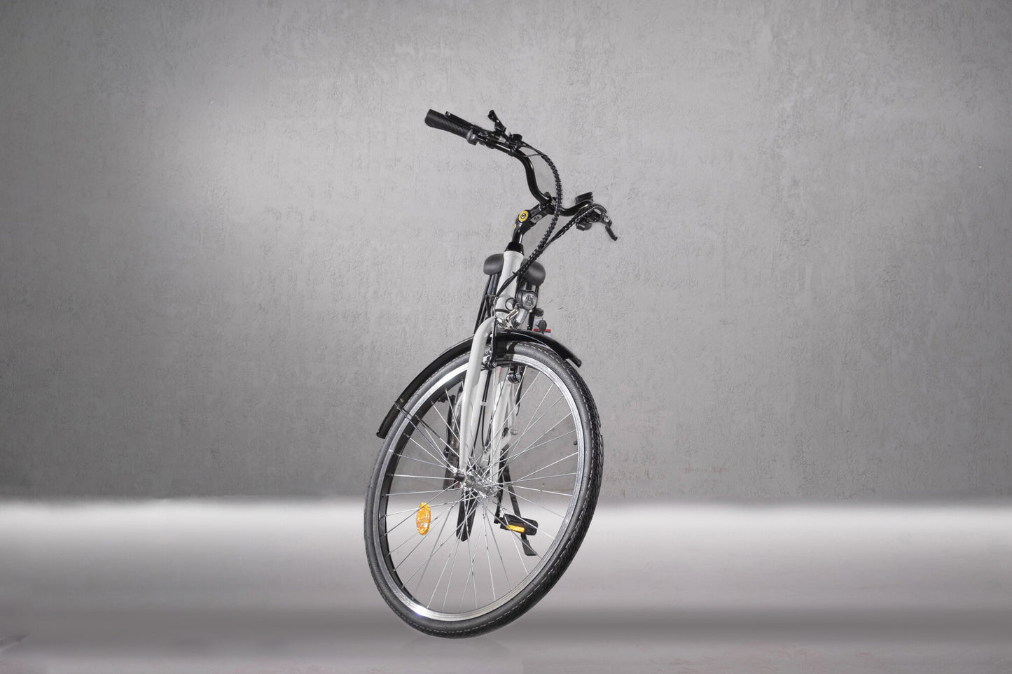 bicicleta electrica city bike ZF6, alba