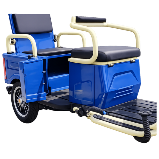 Banchetă dublă pentru două persoane la triciclul electric EvoTools BENDIS
