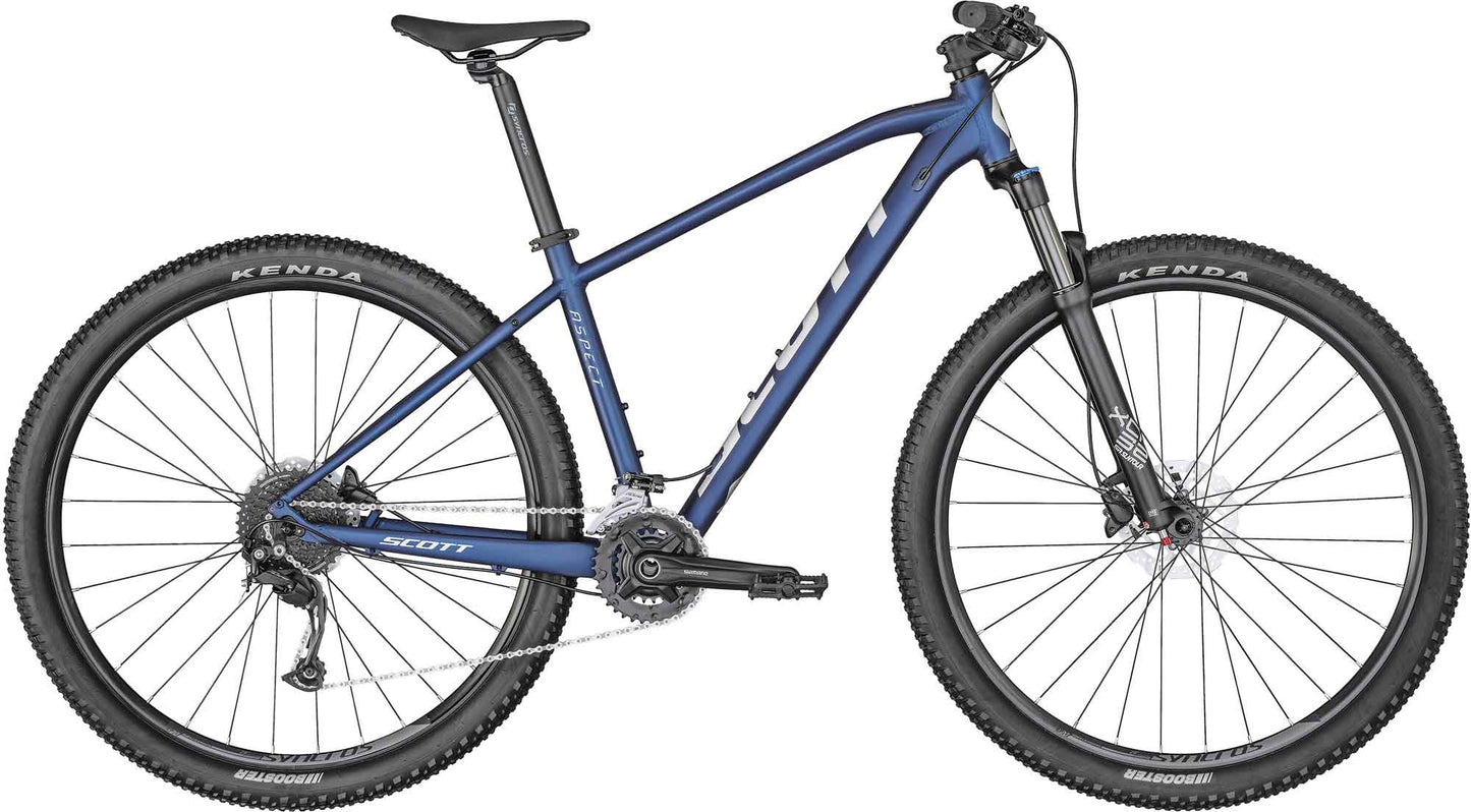 bicicleta scott 29, aspect 940, albastru marin