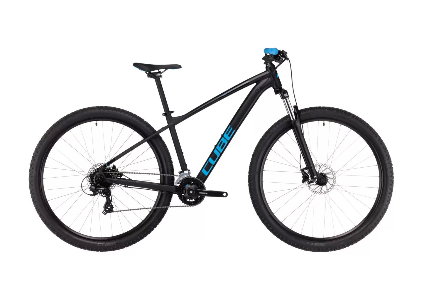 bicicleta cube aim neagra L