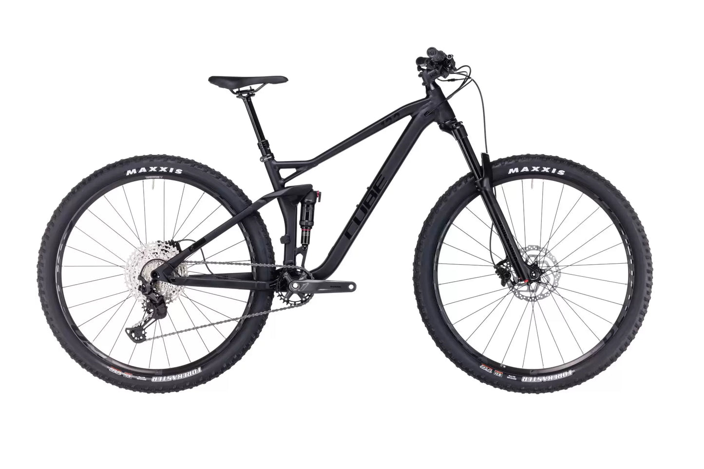 bicicleta cube stereo one22 race, neagra, cadru L