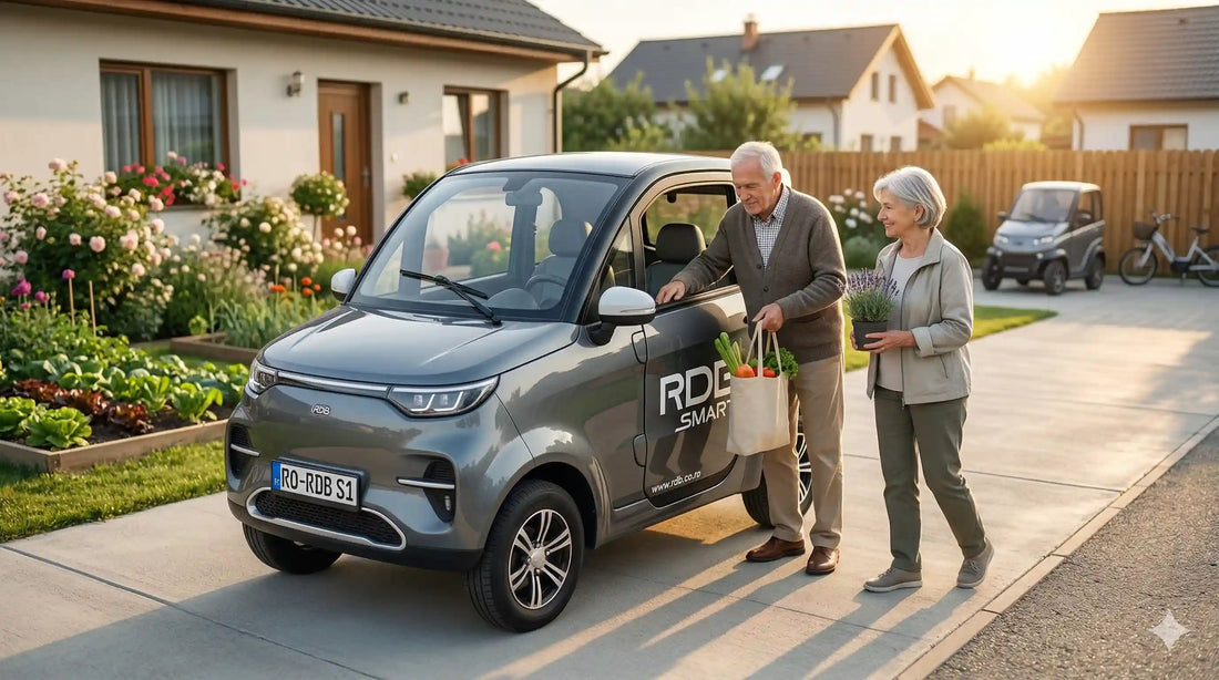 Mașini electrice fără permis pentru seniori - independență și ușurință în condus