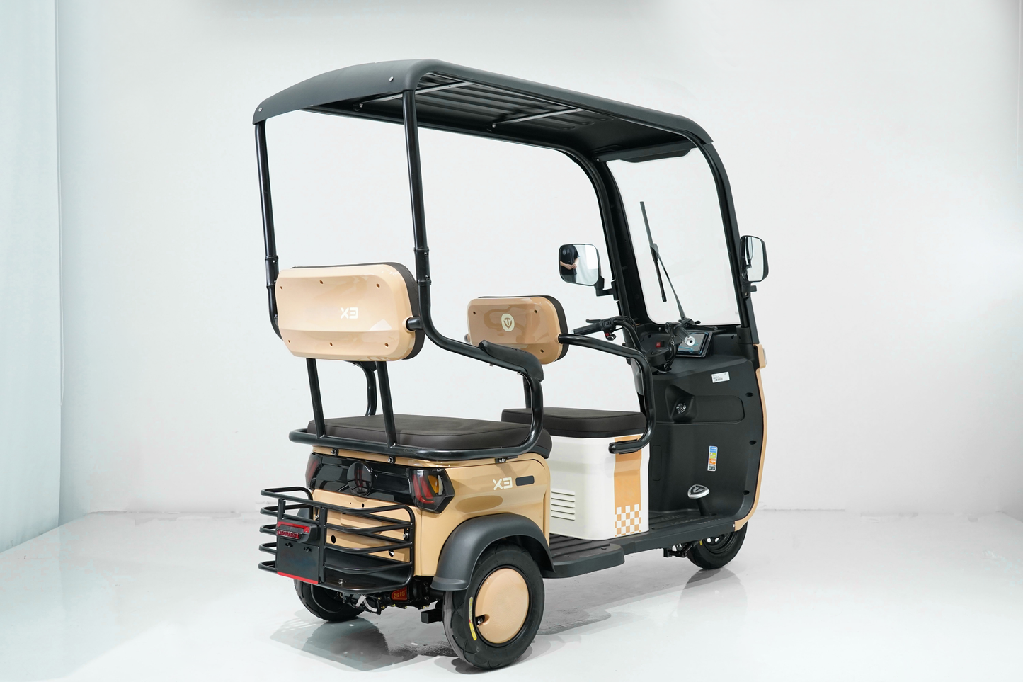 Tricicleta electrica KUBA OPTIMUS ULTRA cu cabina 650W 72V 20Ah