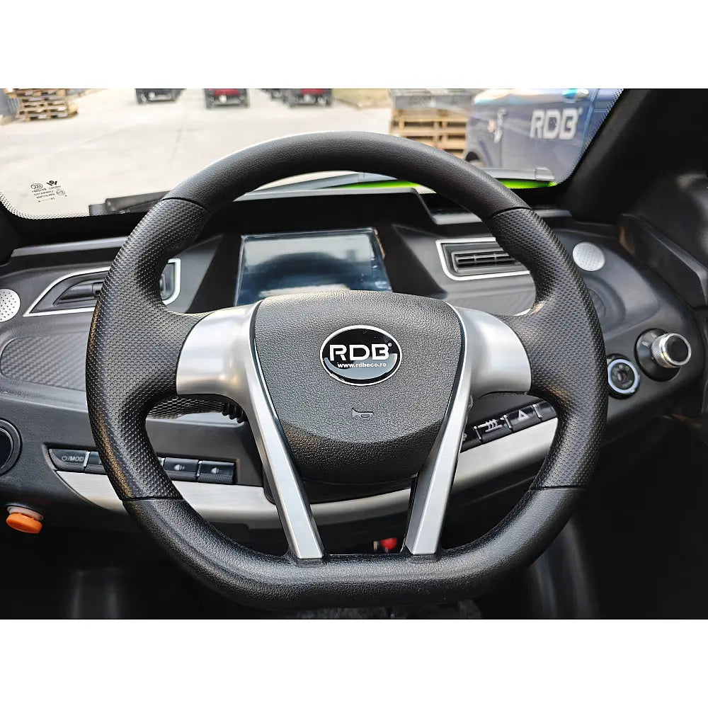 Mașină Electrică Fără Permis RDB SOFT, Viteză Maximă 25 km/h, Motor 1150W, Autonomie 100km, Baterie 60V 58Ah