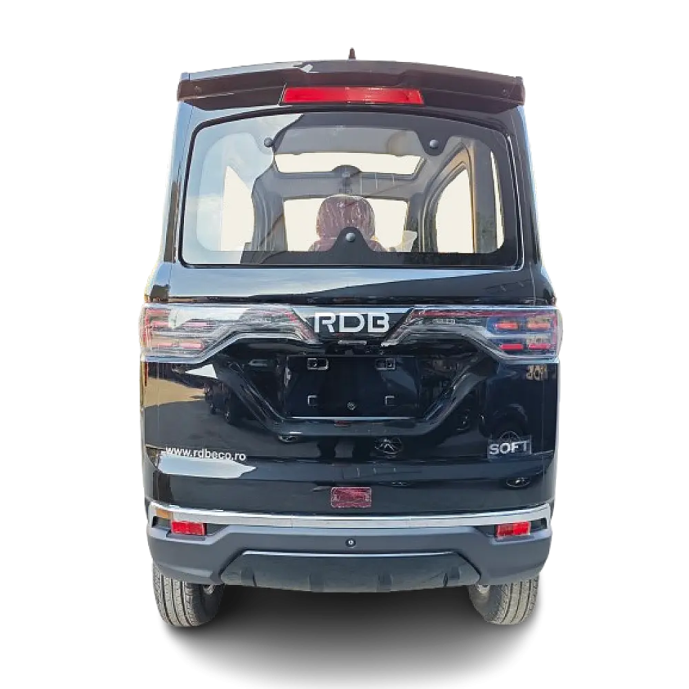 Mașină Electrică Fără Permis RDB SOFT, Viteză Maximă 25 km/h, Motor 1150W, Autonomie 100km, Baterie 60V 58Ah