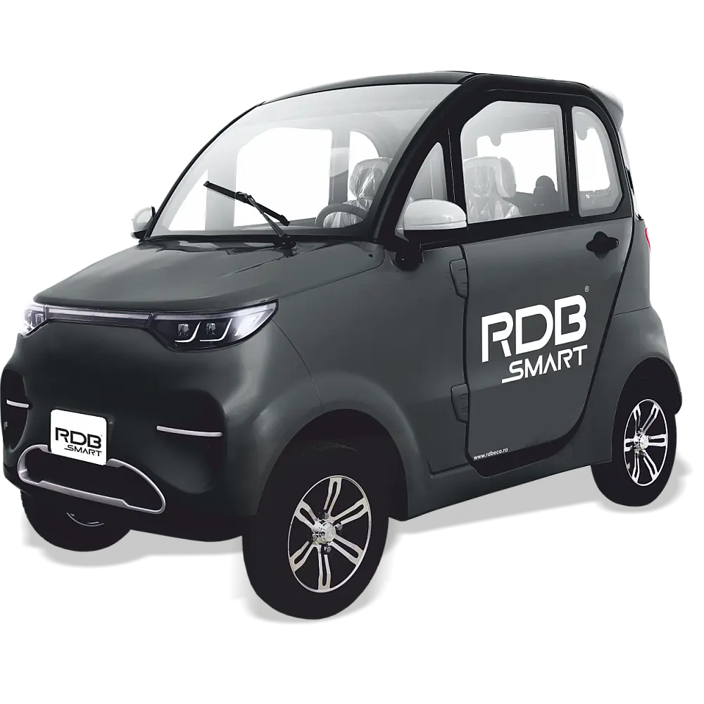 Mașină Electrică Fără Permis RDB SMART, Viteză Maximă 25 km/h, Putere Motor 3000W, Autonomie 100km