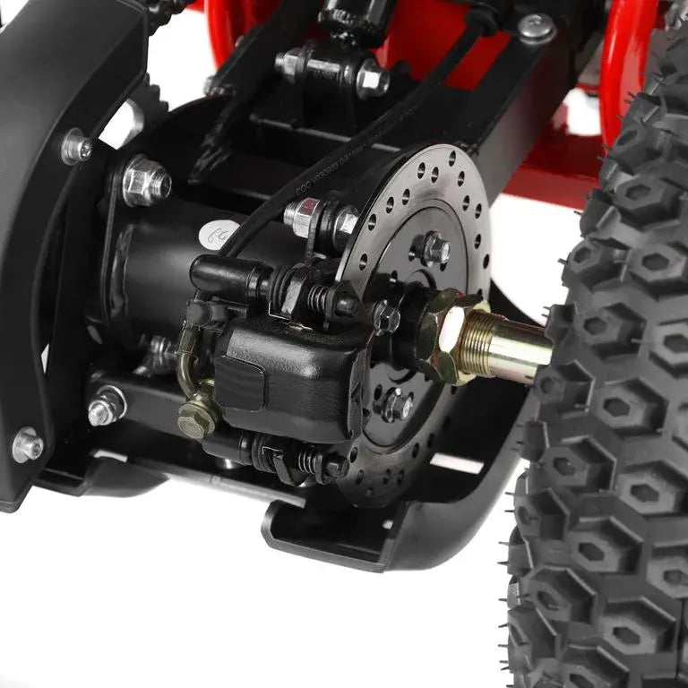 ATV Benzină HECHT 56110, Motor 110cc, 6.6CP, Viteză Maximă 55 km/h, LED, Roți 7″, Roșu