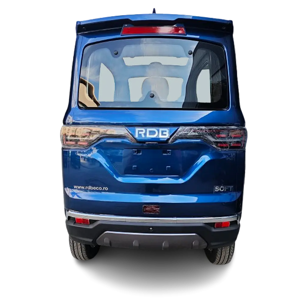 Mașină Electrică Fără Permis RDB SOFT, Viteză Maximă 25 km/h, Motor 1150W, Autonomie 100km, Baterie 60V 58Ah