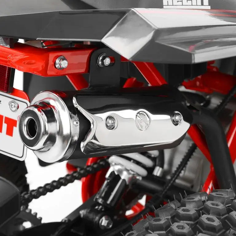 ATV Benzină HECHT 56110, Motor 110cc, 6.6CP, Viteză Maximă 55 km/h, LED, Roți 7″, Roșu