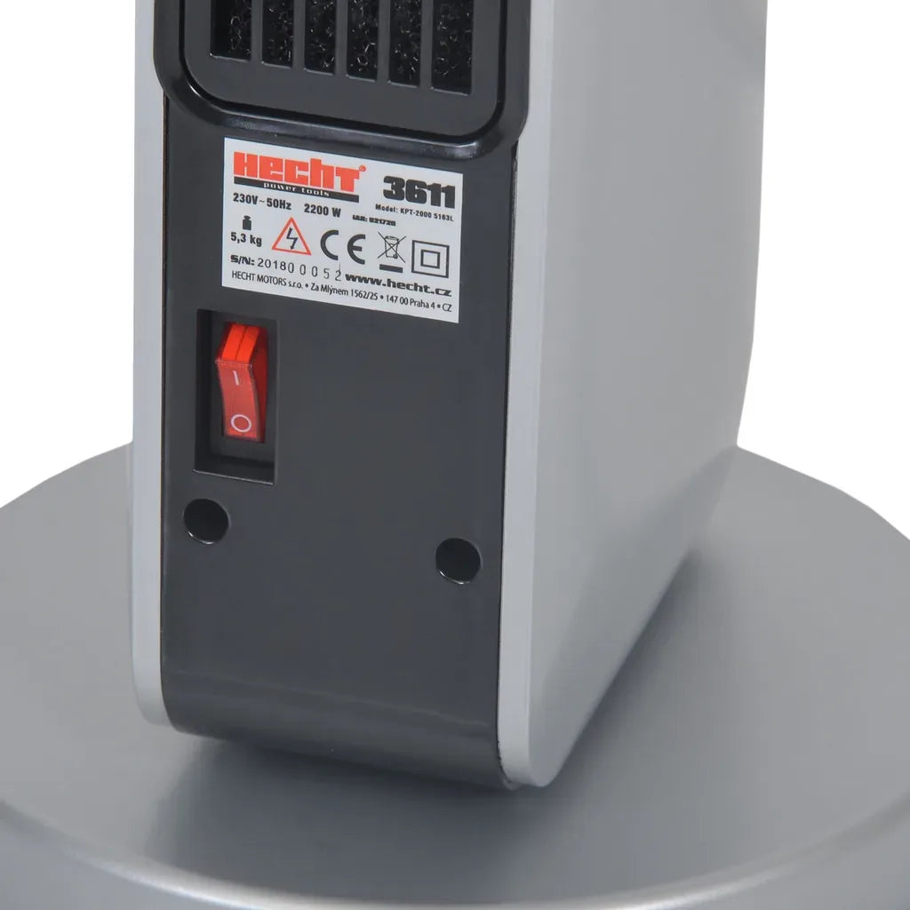 Aerotermă Ceramică Tip Turn Rotativ HECHT 3611, 2200W, Termostat, Telecomandă