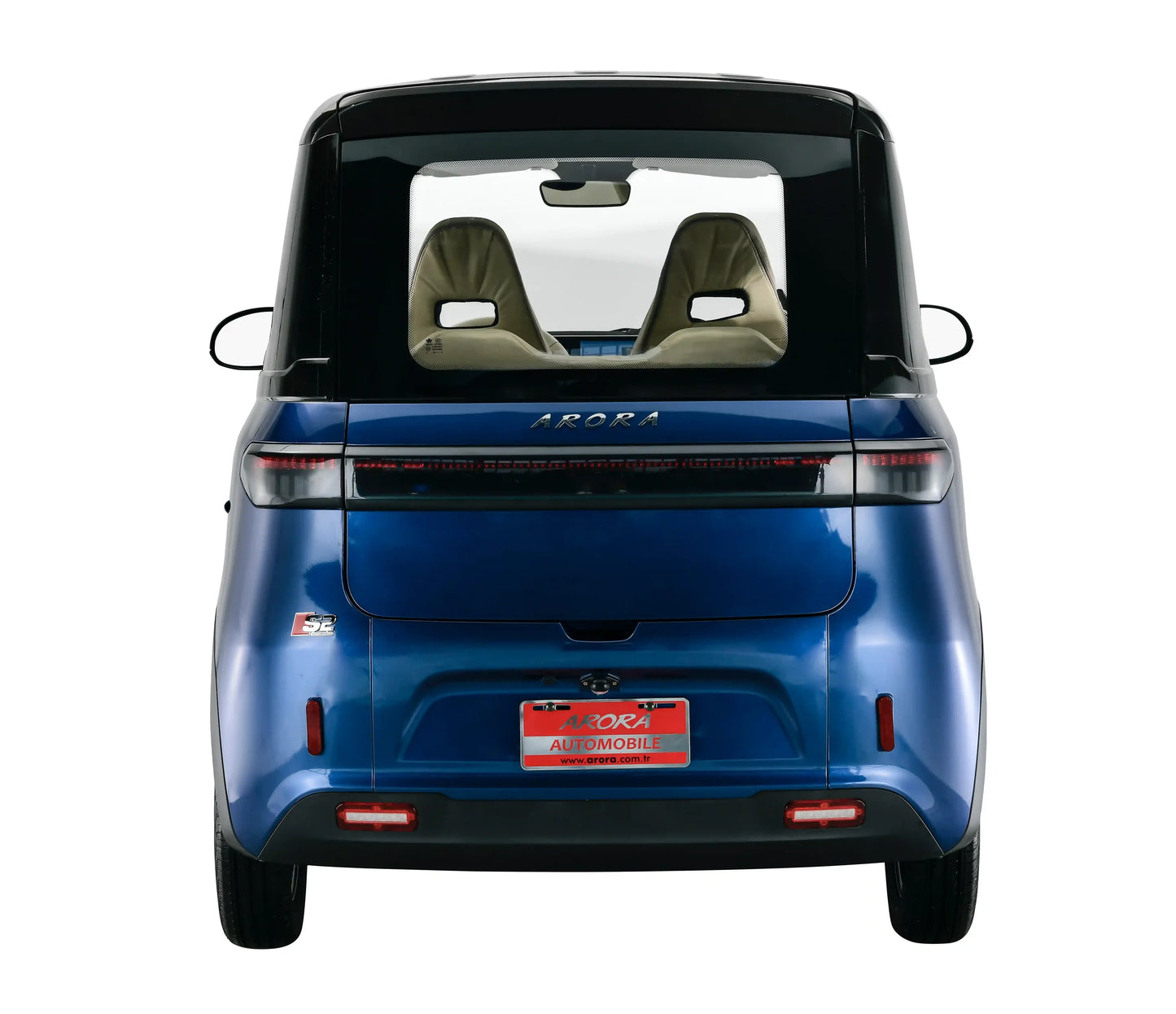 Mașină Electrică Fără Permis Arora S2, 4 Locuri, Viteză Maximă 25 km/h, Autonomie 80km, Motor 4000W, Baterie 72V 100Ah