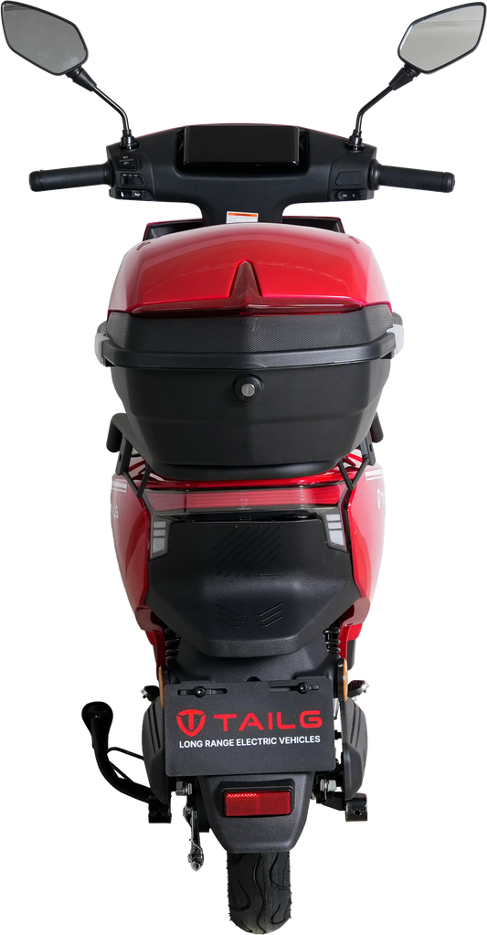 Scuter electric fără permis Geeli Breeze 1000W, culoare roșie