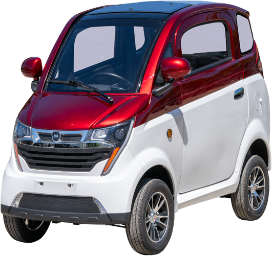 Mașină electrică / cvadriciclu electric persoane Dacus Nova roșie