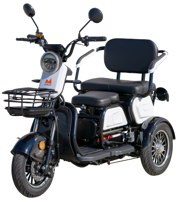 Triciclu electric ieftin EvoTools Davos TRP1000, 2 locuri