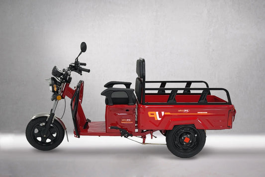 Tricicletă Electrică Skyjet Ecopikap Master, Fără Permis, Viteză Maximă 25 km/h, Autonomie 35-45km, Motor 1000W, Baterie 72V 32Ah