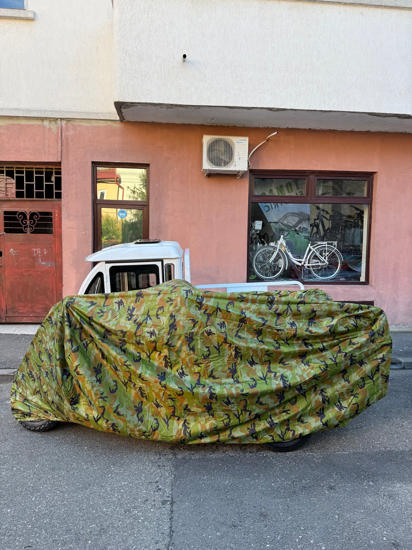 Prelată ATV OEM, Culoare Camuflaj, 256x150x150 cm, Rezistentă la Intemperii