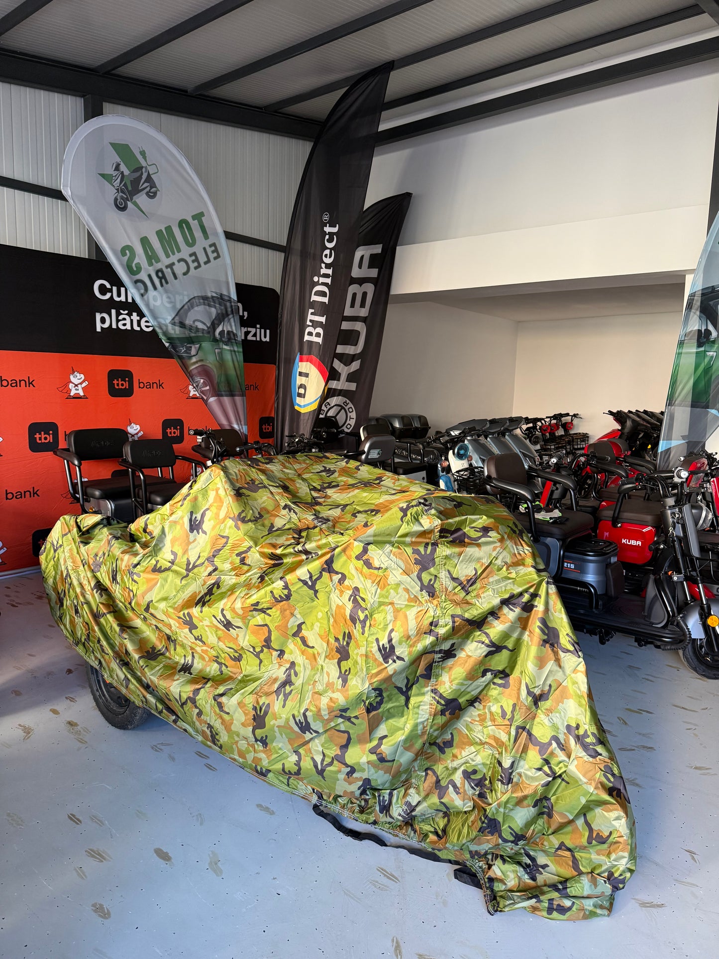 Prelată ATV OEM, Culoare Camuflaj, 256x150x150 cm, Rezistentă la Intemperii