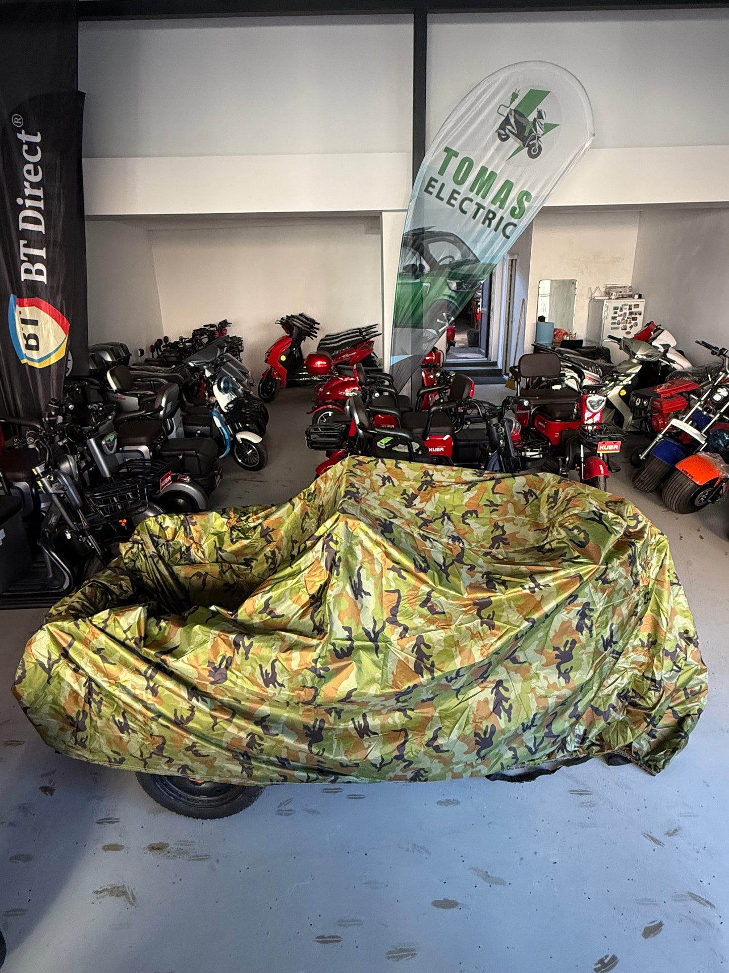 Prelată ATV OEM, Culoare Camuflaj, 256x150x150 cm, Rezistentă la Intemperii