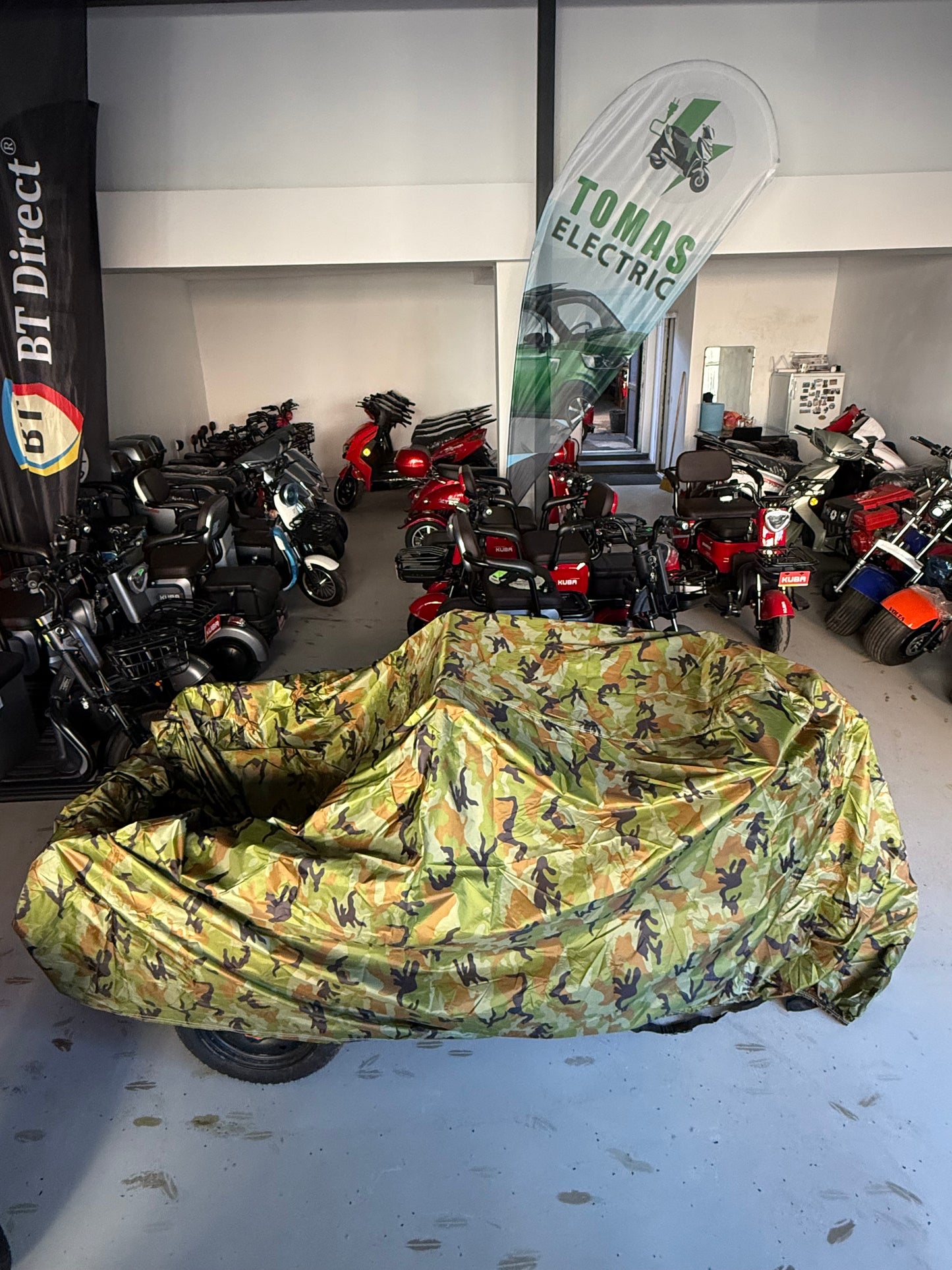 Prelată ATV OEM, Culoare Camuflaj, 256x150x150 cm, Rezistentă la Intemperii