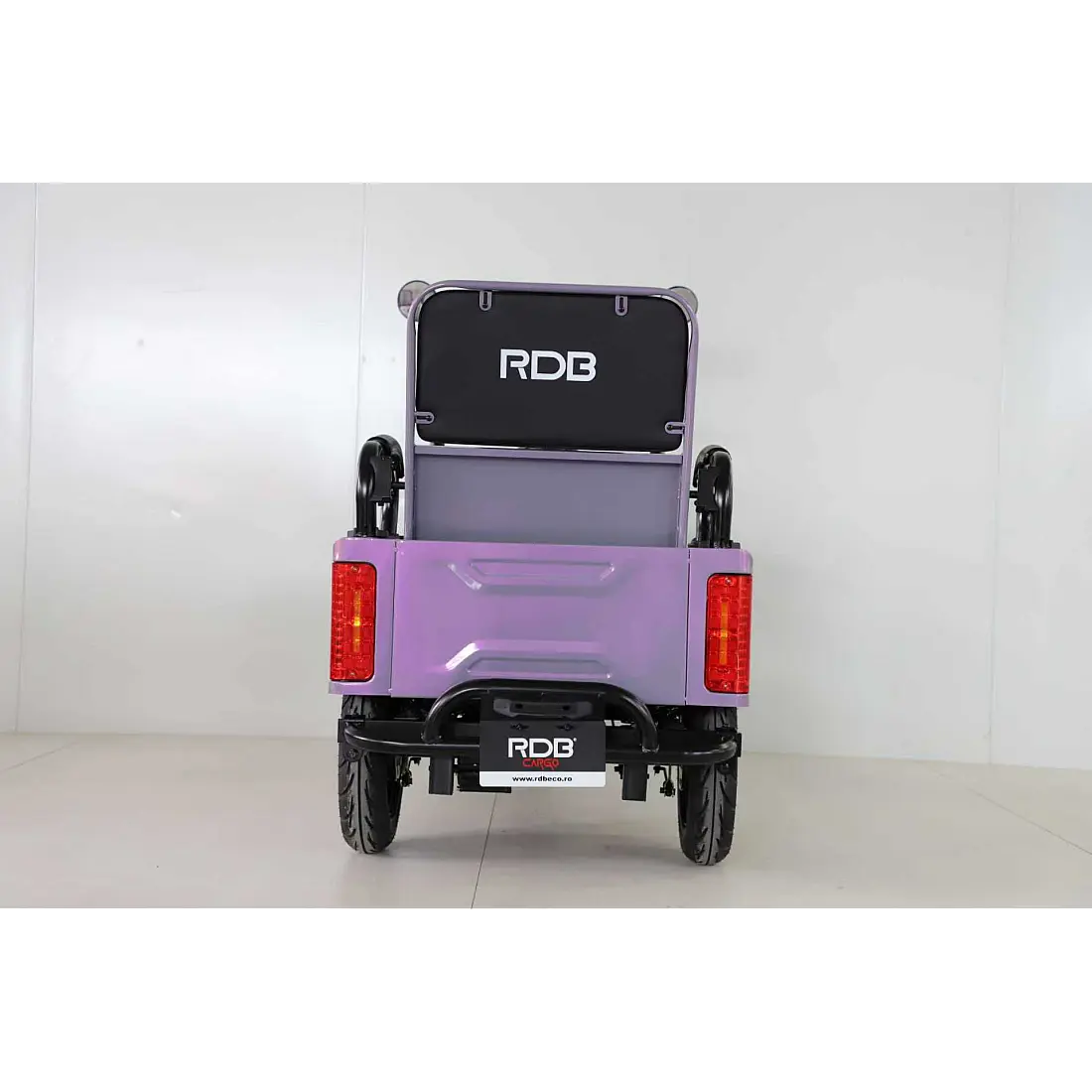 Triciclu Electric Fără Permis RDB CARGO, Motor 2000W, Viteză Maximă 25 km/h, Autonomie 55km, 2 Locuri